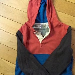 Mini Bowden heavy weight hooded polo/rugby shirt